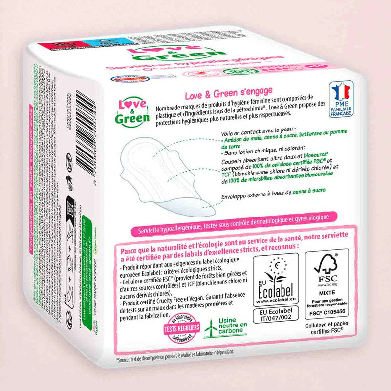 Love and Green | Serviettes écologiques Normal