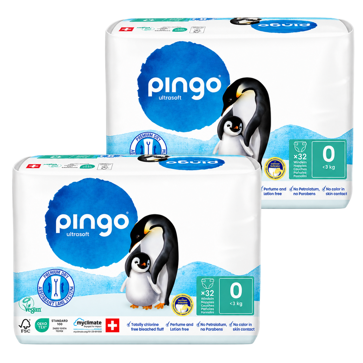 Pingo | Umweltfreundliche Windeln Größe 1