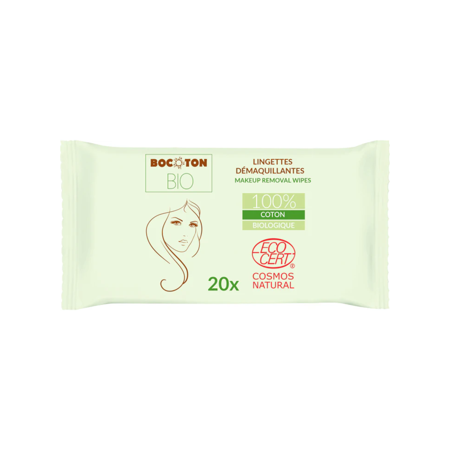 Bocoton | Lingettes démaquillantes bio x20