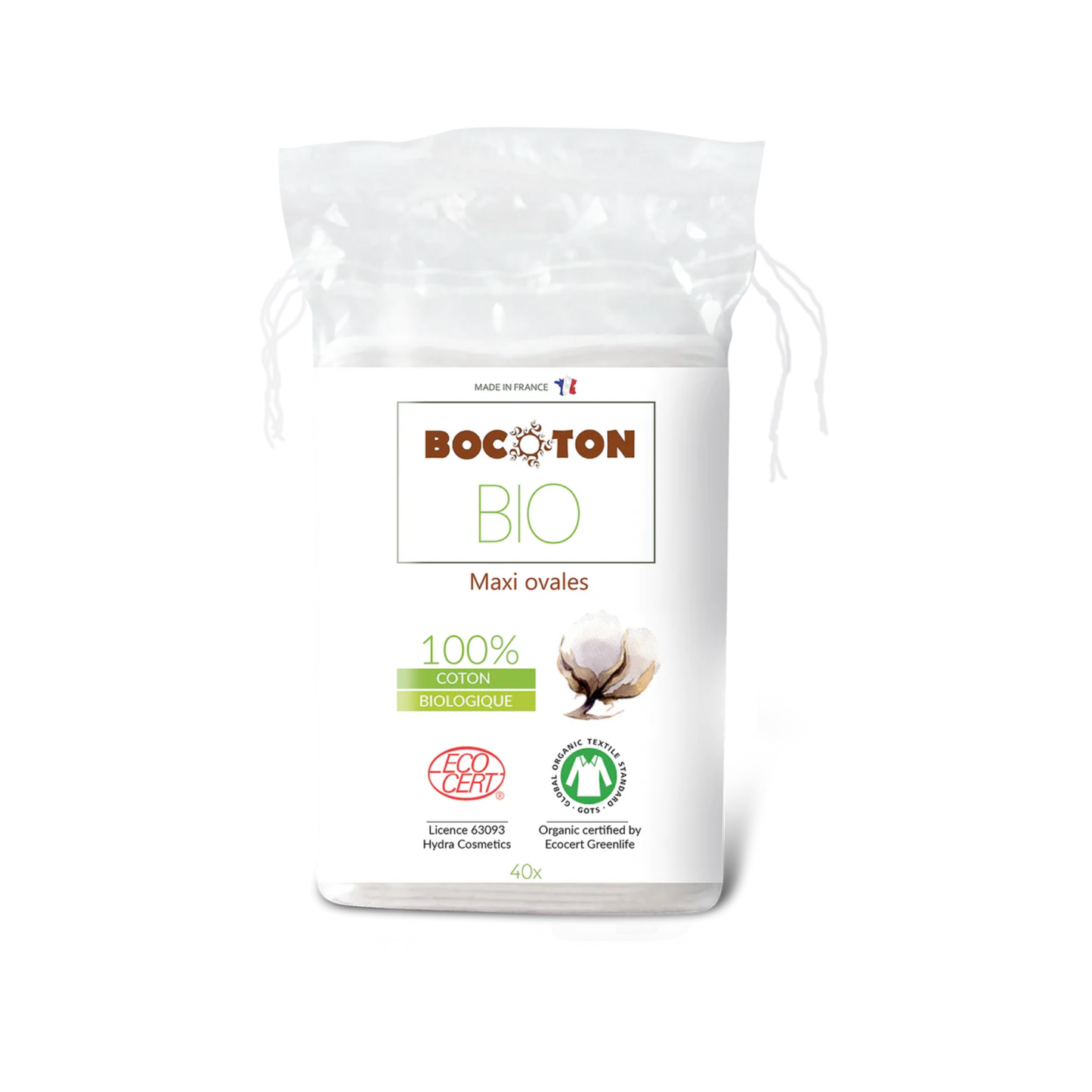 Bocoton | Maxi Ovales à démaquiller - 100% coton