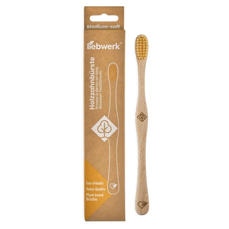 Brosse à dents Medium en bois | Swiss Made