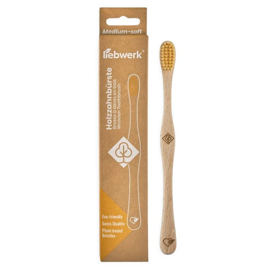 Brosse à dents Medium en bois | Swiss Made