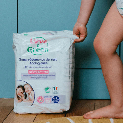 Love and Green | Sous-vêtements de nuit enfant écologiques T1