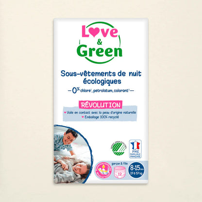Love and Green | Sous-vêtements de nuit enfant écologiques T2