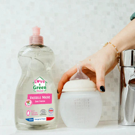 Love and Green | Liquide vaisselle mains sans parfum