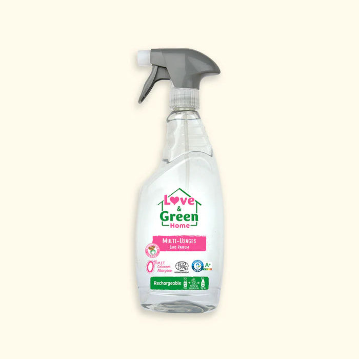 Love and Green | Spray multi-usage sans parfum rechargeable
