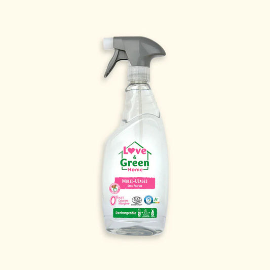 Love and Green | Spray multi-usage sans parfum rechargeable