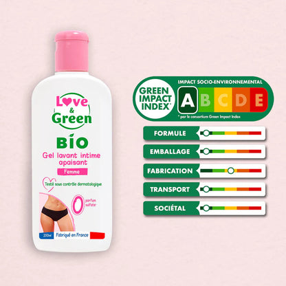 Love and Green | Gel lavant intime apaisant bio