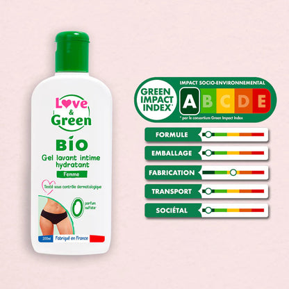Love and Green | Gel lavant intime hydratant bio