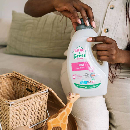 Love and Green | Lessive certifiée Ecodétergent sans parfum