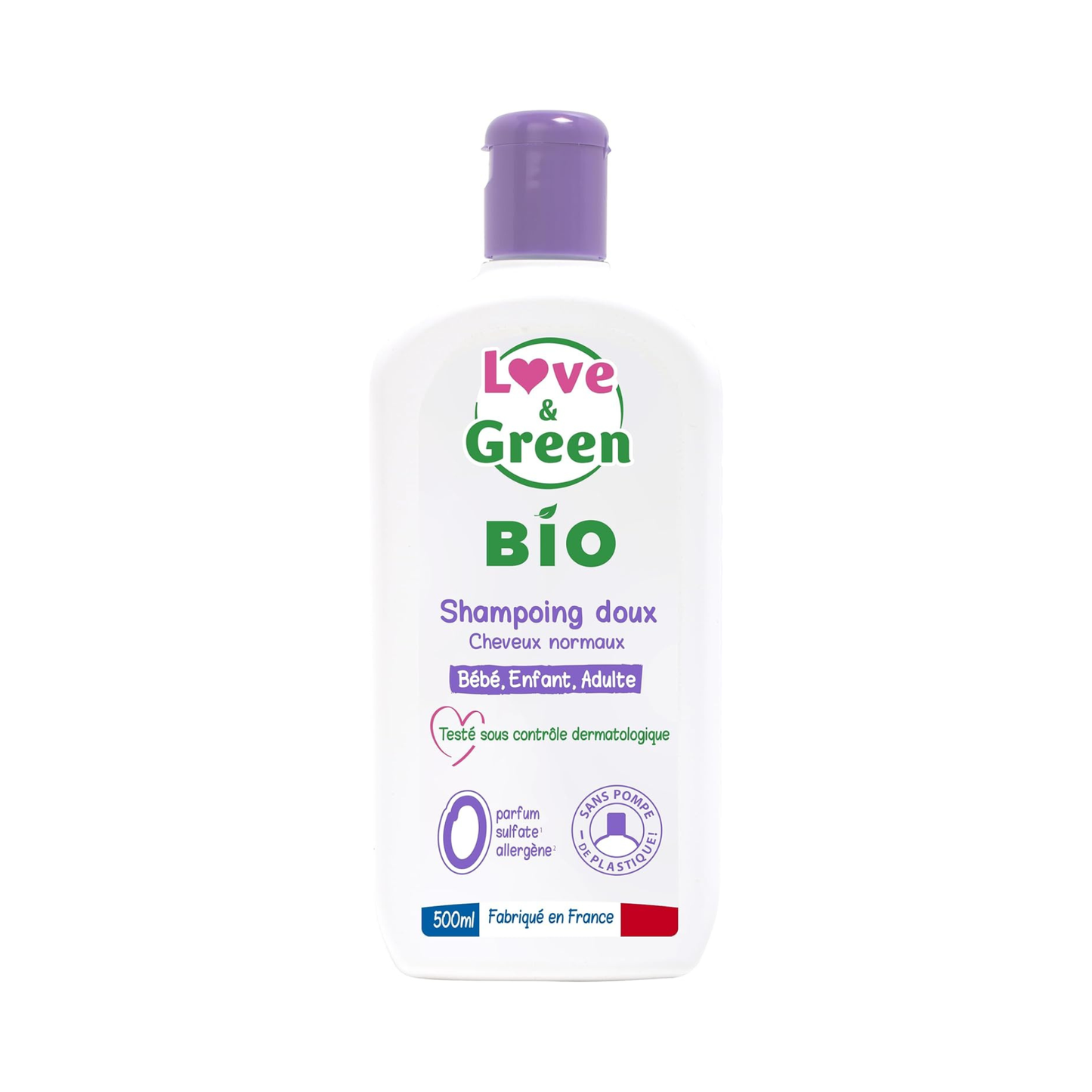 Love and Green | Shampoing doux certifié bio