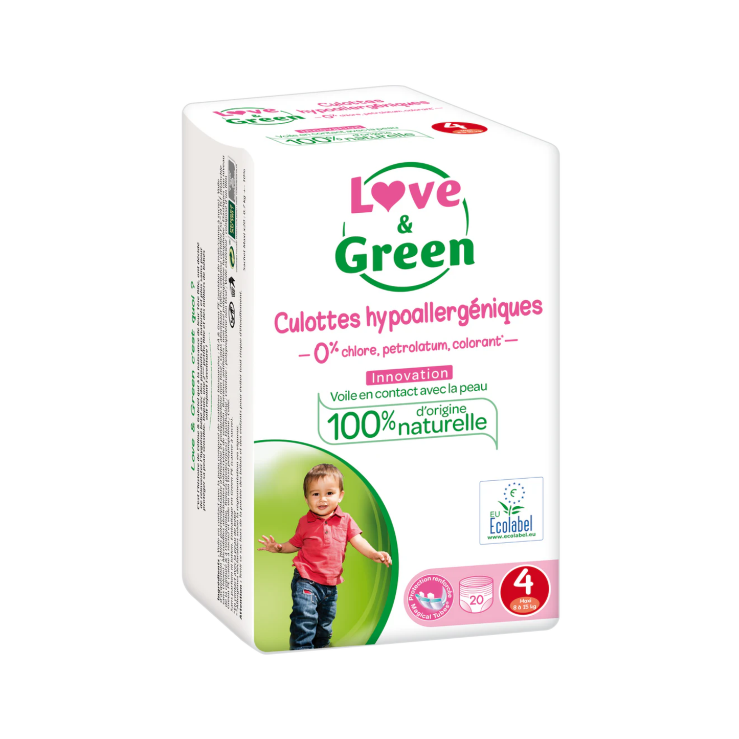 Love and Green | Umweltfreundliche Slips Größe 4