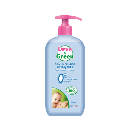 Love and Green | Eau micellaire nettoyante bio