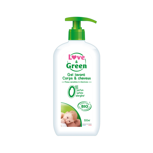 Love and Green | Gel lavant corps et cheveux bio