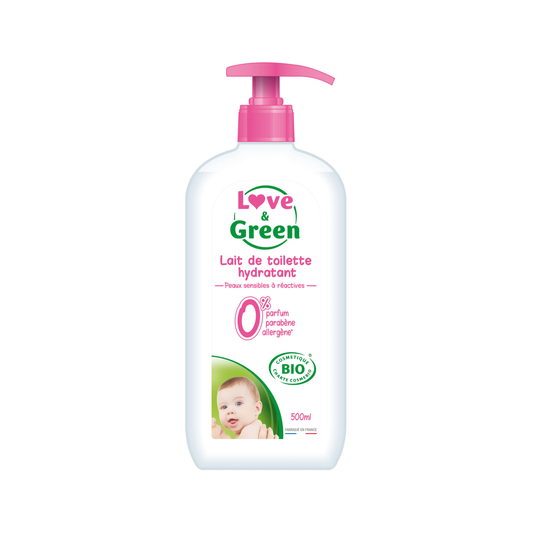 Love and Green | Lait de toilette hydratant bio