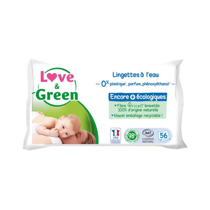 Love and Green | Lingettes écologiques à 99% d’eau