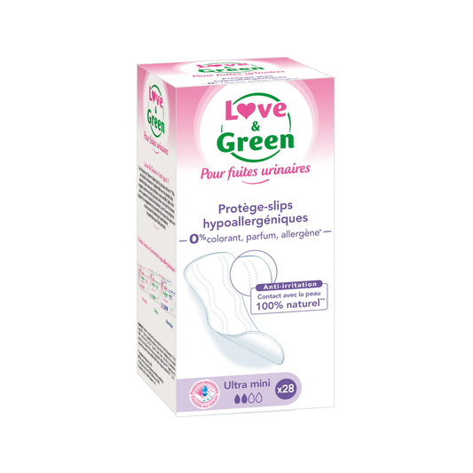 Love and Green | Protège-lingerie Fuites urinaires Ultra-Mini
