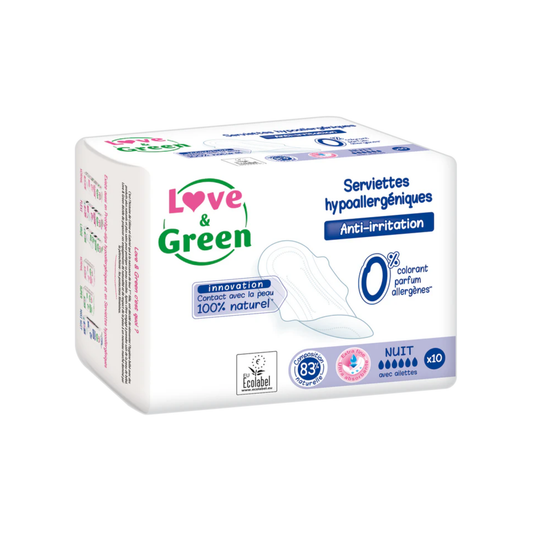 Love and Green | Serviettes écologiques Nuit