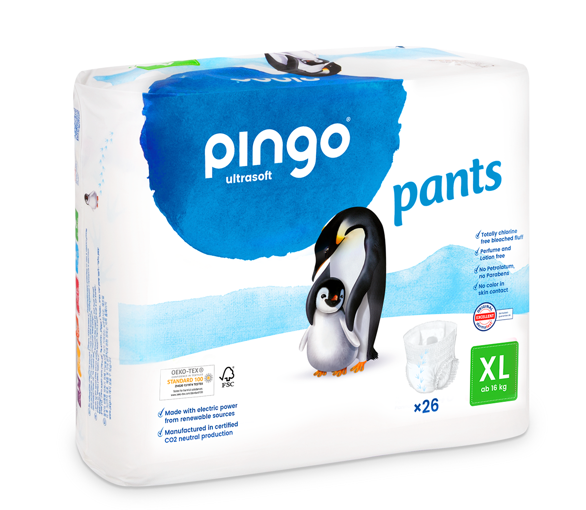 Pingo | Umweltfreundliche Windeln Größe 1