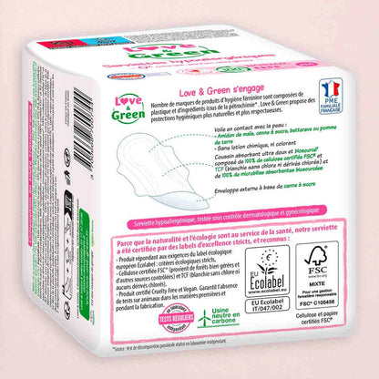 Love and Green | Serviettes écologiques Normal