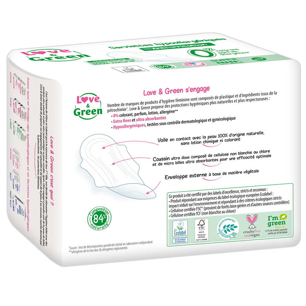 Love and Green | Serviettes écologiques Super